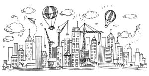 Dibujo de ciudad