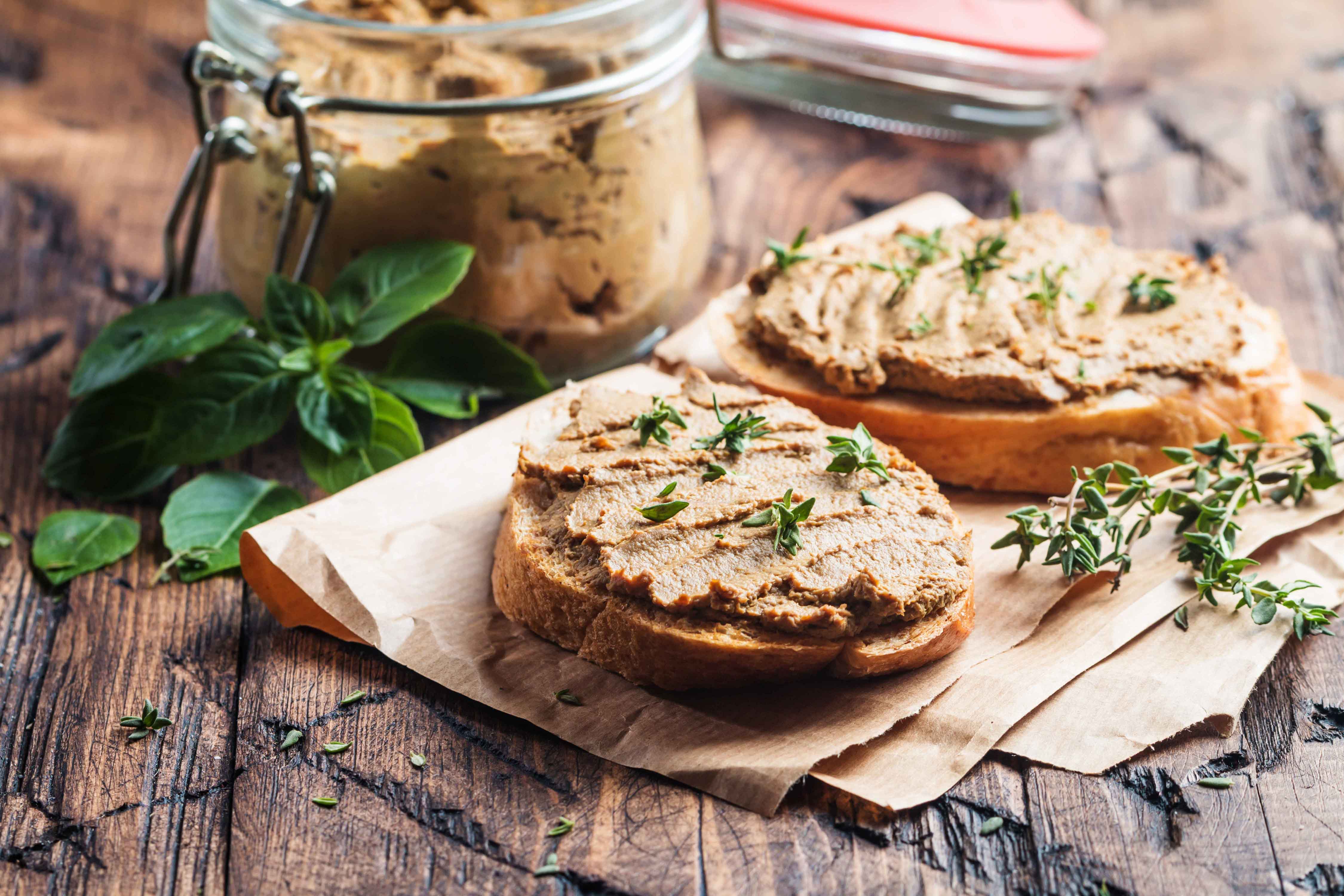 Tostas de paté