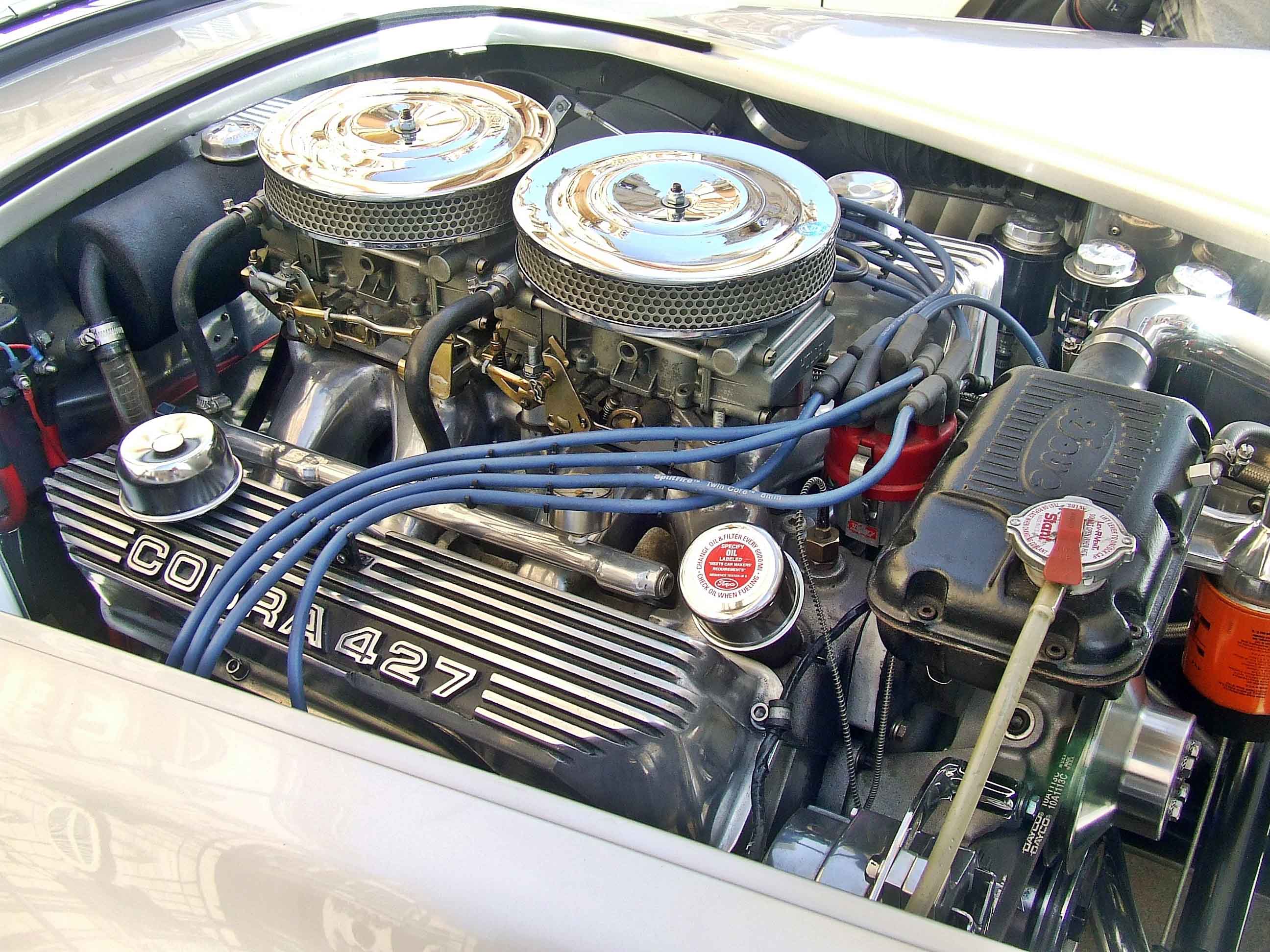 Motor de un coche
