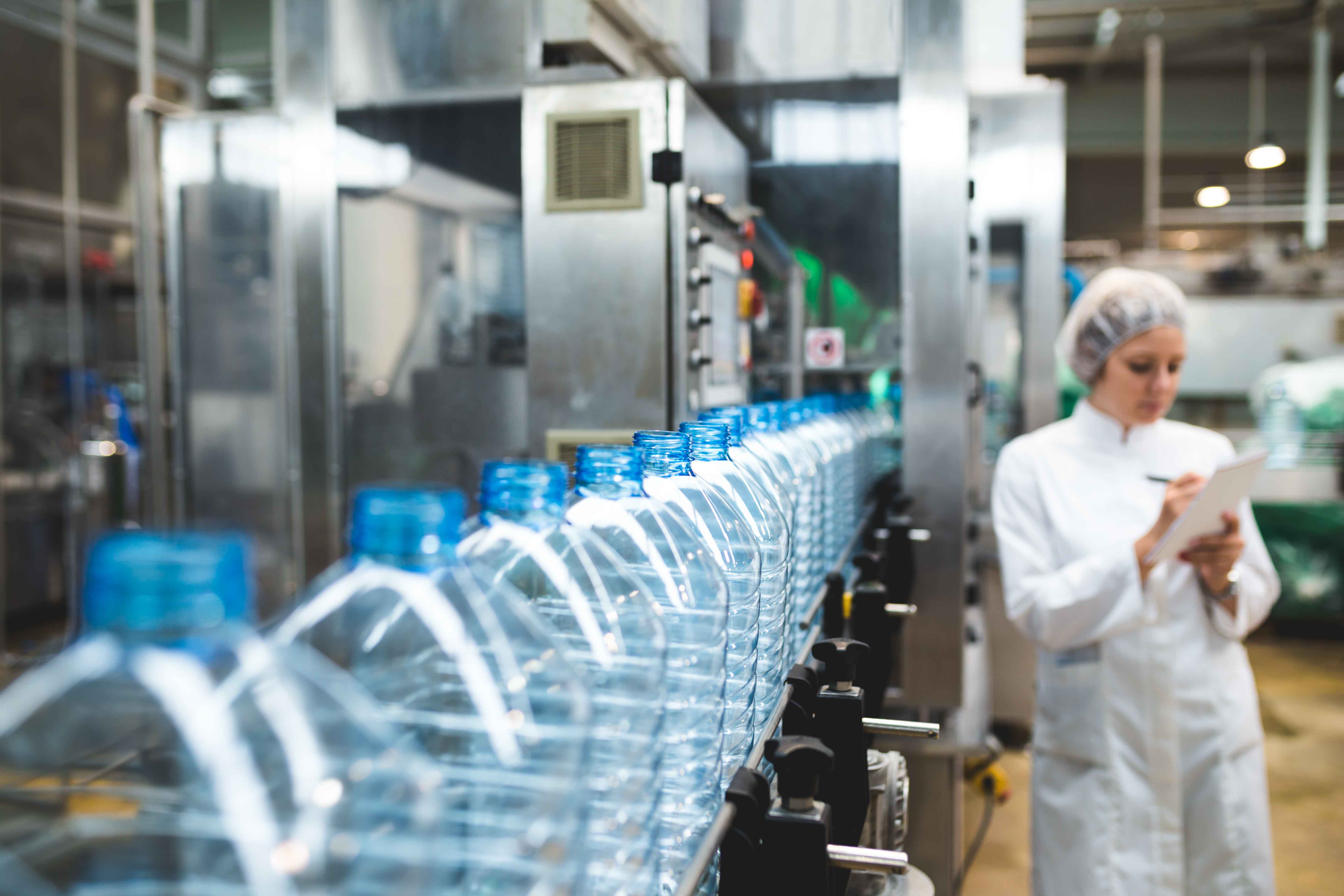 Cadena de producción de agua