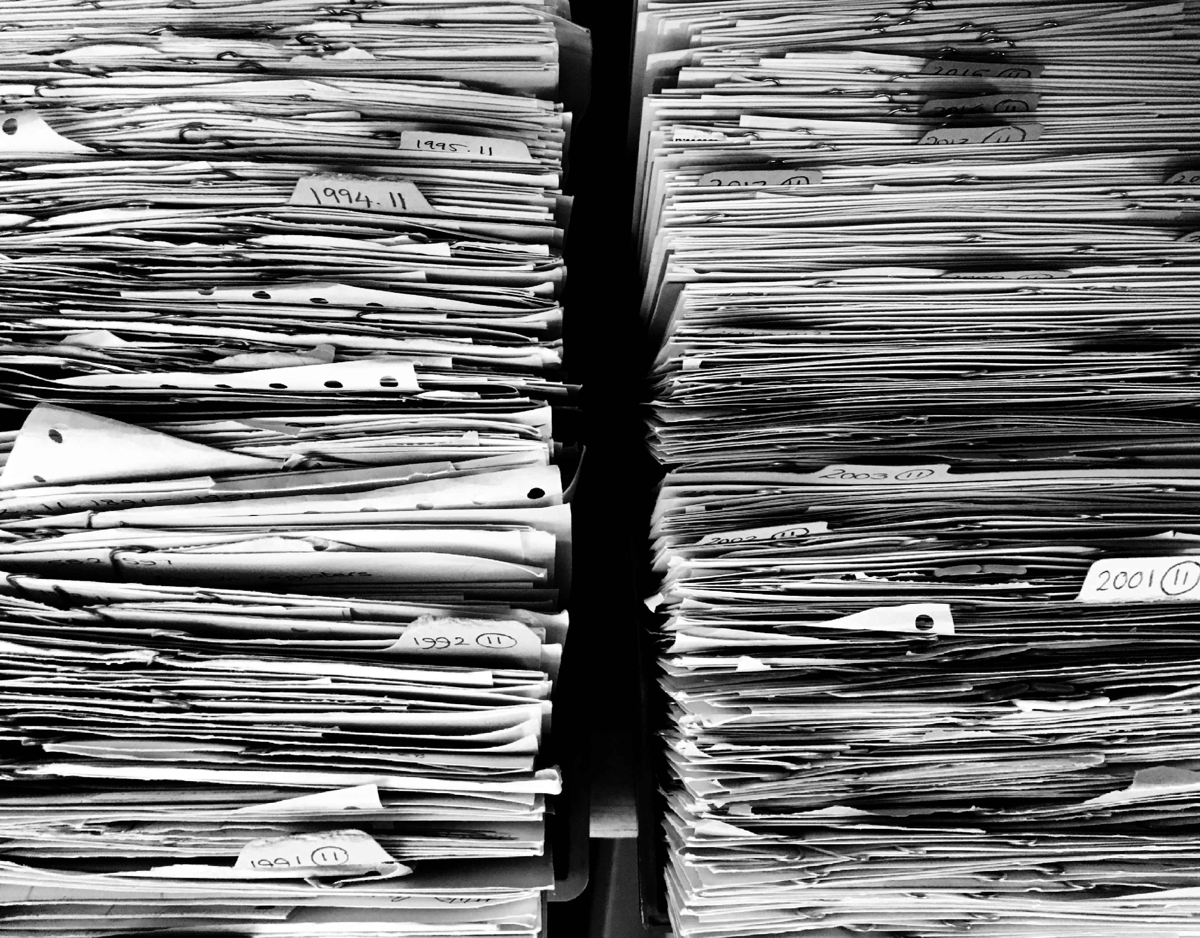 Pilas de documentos