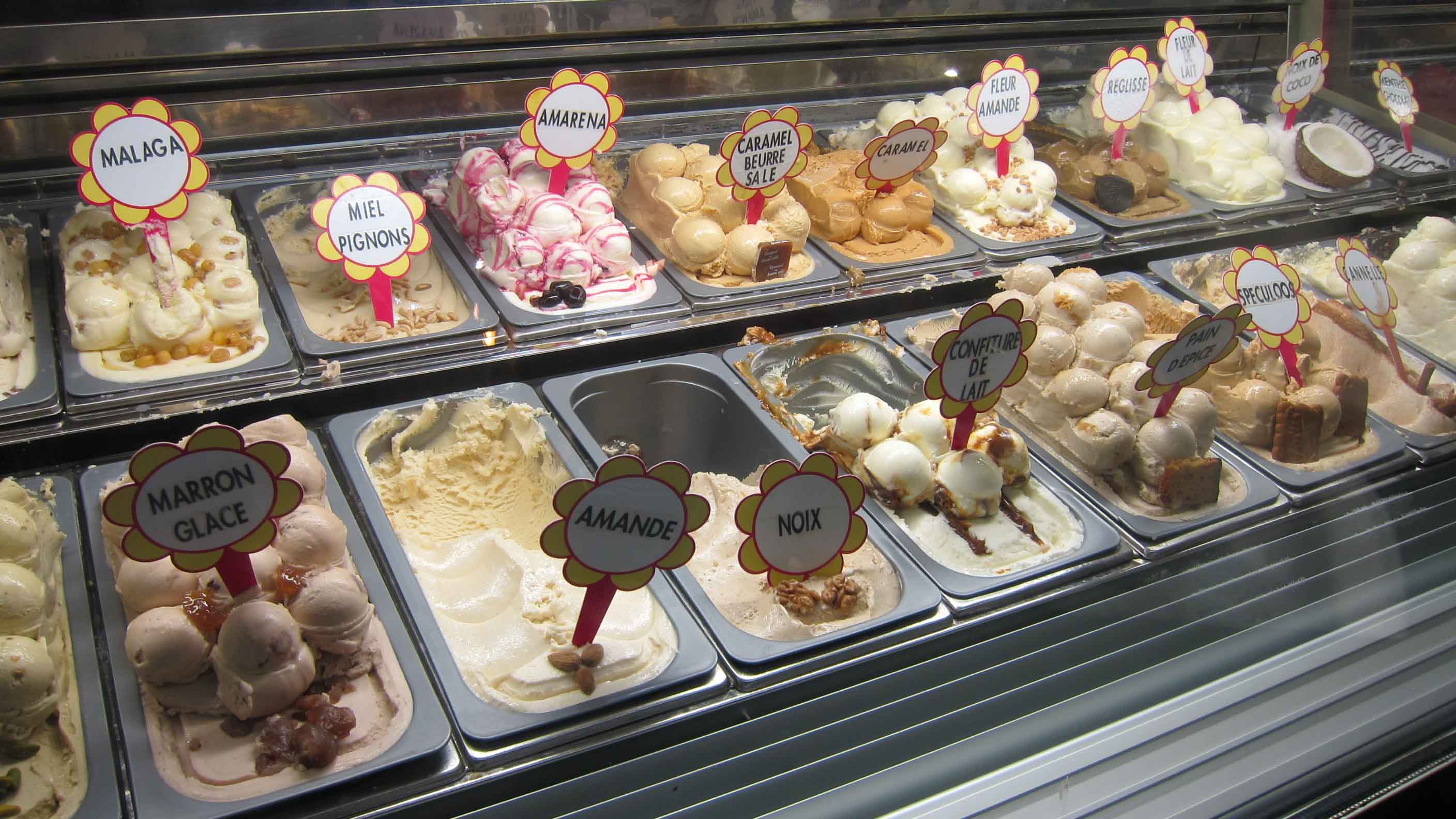 Expositor de helados