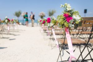 Decoración de una boda