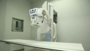 Sala de radiología vacía