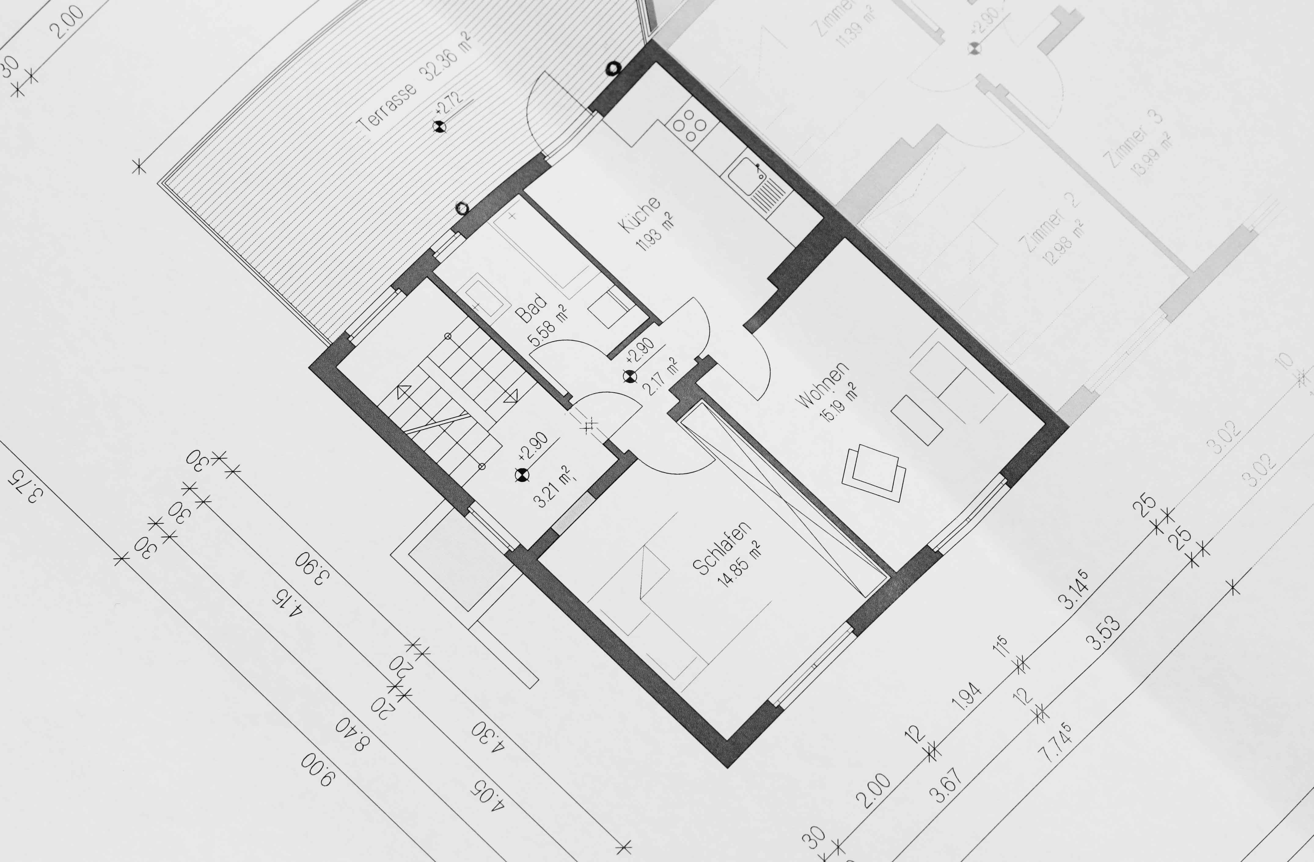 Planos del interior de un edificio