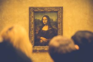 Foto del cuadro de la Mona Lisa de Leonardo Da Vinci
