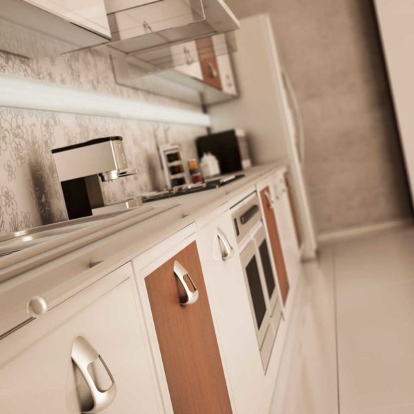 Cocina hecha en 3d