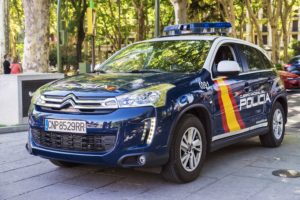 Coche de la policía nacional